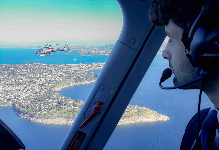 Helicopter transfer to/from Sorrento