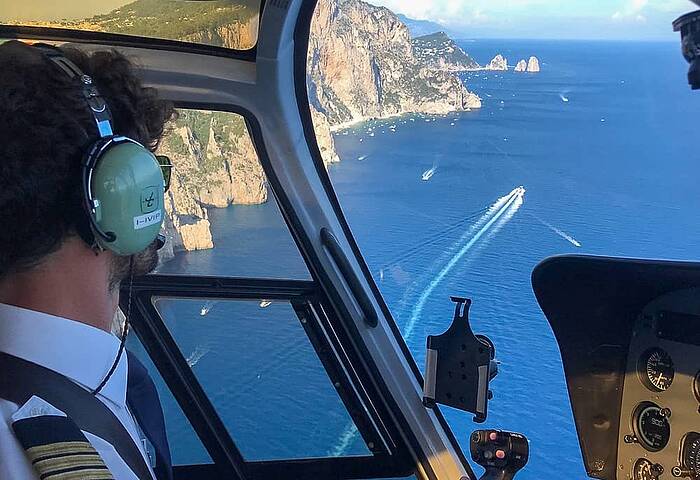 Giro in elicottero su Capri, Ischia e Procida