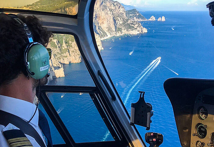 Giro in elicottero su Capri, Ischia e Procida