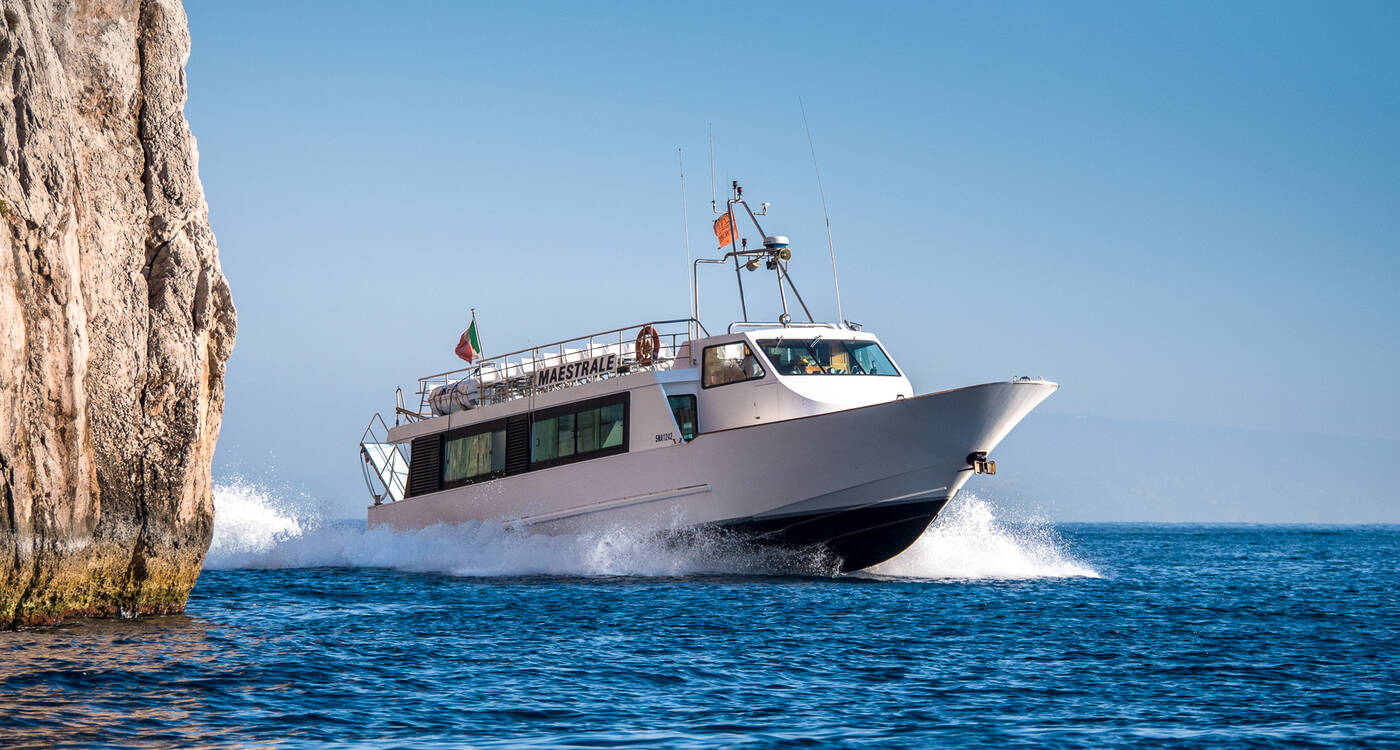 The best way to experience the beauty of Capri is by sea