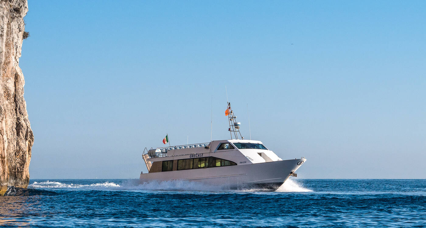 The best way to experience the beauty of Capri is by sea