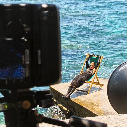 Riprese video per spot pubblicitari in barca