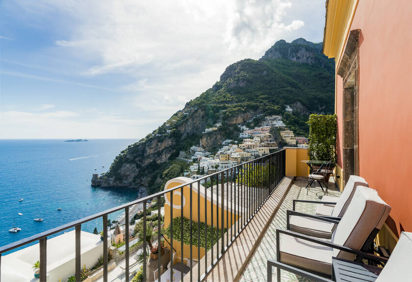 Camera Doppia Deluxe con balcone e vista mare