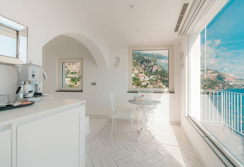 Villa con vista mare