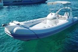 Rubber Dinghy Rental (6.4 meters) without Skipper