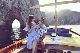 Capri: sunset tour in barca di coppia