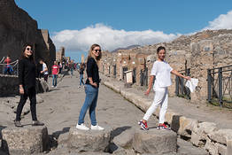 Pompeii & Vesuvius: Boat Tour from Sorrento with lunch