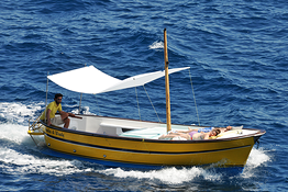 Tour di Capri in barca privata, su gozzo da 7,50 mt