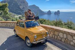 Dolce Vita foto tour di Capri in Fiat 500