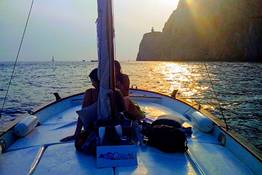 Sunset boat tour in Capri