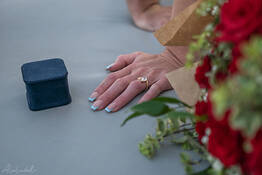 Wedding proposal on board along the Amalfi Coast