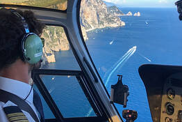 Transfer privato in elicottero da o per Capri