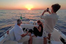 Boat Tour of Capri at Sunset