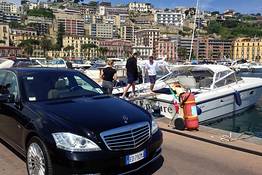 Car + Speedboat + Taxi from Naples to Capri