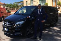Private transfer con luxury Mercedes da o per Napoli